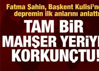 Fatma Şahin Başkent Kulisi’nde