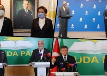 İşte HÜDA PAR’la görüşen 6’lı masa liderleri