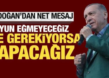 Cumhurbaşkanı Erdoğan: Türkiye’nin güvenliği neyi gerektiriyorsa onu yapacağız