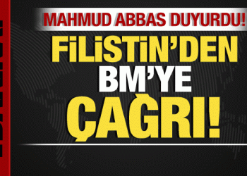 İsrail-Filistin savaşı: Filistin’den BM’ye çağrı! Mahmud Abbas resmen duyurdu