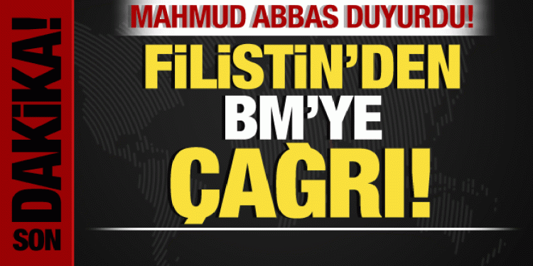 İsrail-Filistin savaşı: Filistin’den BM’ye çağrı! Mahmud Abbas resmen duyurdu