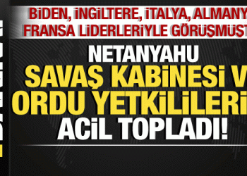 İsrail-Filistin savaşı: Biden’la görüşmüştü! Netanyahu savaş kabinesini acil topladı!