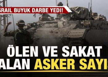 İsrail’e darbe üstüne darbe! Ölen ve sakat kalan asker sayısı