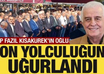 Necip Fazıl Kısakürek’in oğlu Mehmed Kısakürek son yolculuğuna uğurlandı